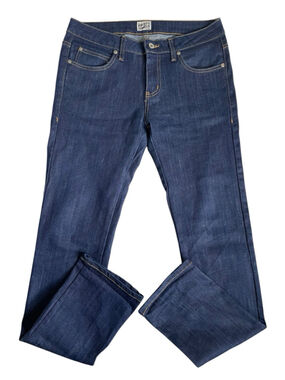 Naked & Famous Skinny Guy Jeans Men’s 33X33 Natural Indigo Power Stretch Zip Fly